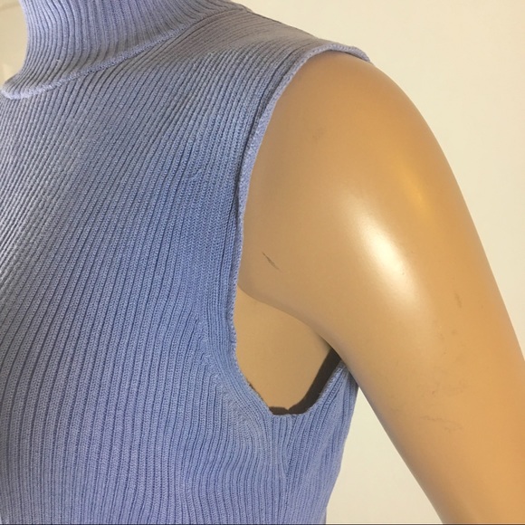 Chico's Tops | Valeriestevens Silk Sleeveless Mock Turtleneck | Poshmark